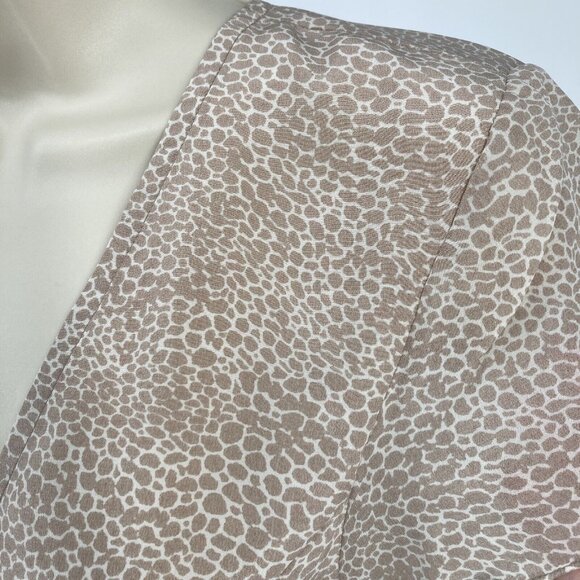 Rungolee Womens NWT Silk Wrap Dress Sz XXS Dainty Event Glam Party Animal Print - Picture 4 of 15